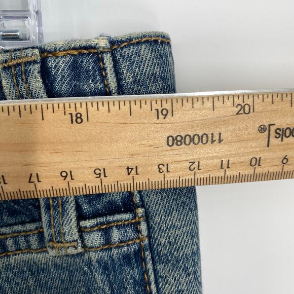 Isabel Maternity Jeans Women’s 10 Vintage Straight Side Panel Distressed - Picture 5 of 7